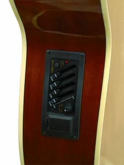 DIMAVERY JK-303L Cutaway 4-Band Eq,Natur