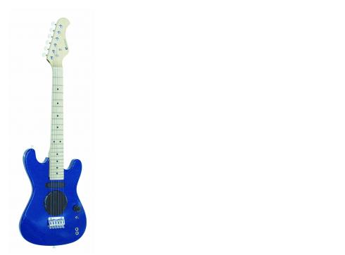 DIMAVERY J-200 E-Gitarre m. Verst., blau