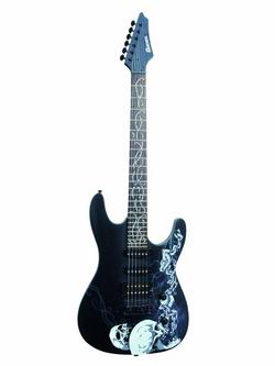 DIMAVERY FR-530 E-Gitarre, S&C,matt schw.