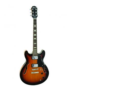 DIMAVERY SA-610 Jazz-Gitarre, Vint.Sunbrs