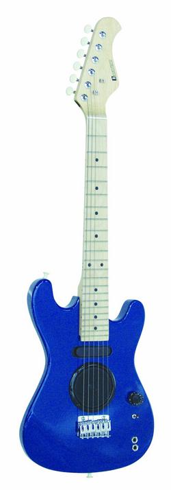 DIMAVERY J-200 E-Gitarre m. Verst., blau