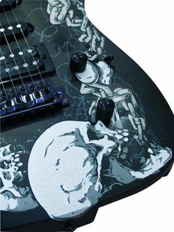 DIMAVERY FR-530 E-Gitarre, S&C,matt schw.