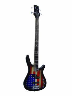 DIMAVERY DP-521 E-Bass MB American Flag