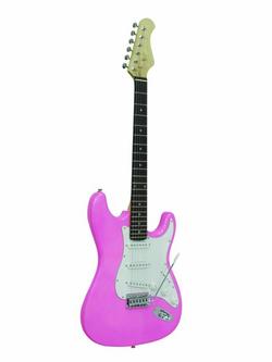 DIMAVERY ST-203 E-Gitarre, pink