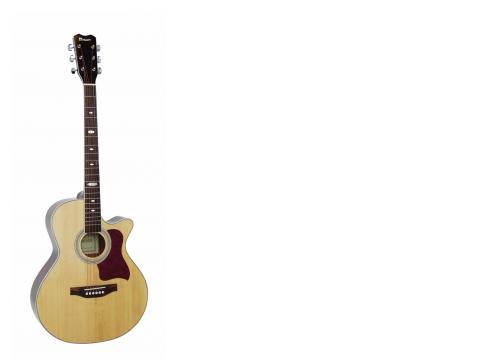 DIMAVERY JK-300 Cutaway-Gitarre, Natur