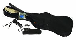 DIMAVERY ST-203 E-Gitarre, gothik-schwarz