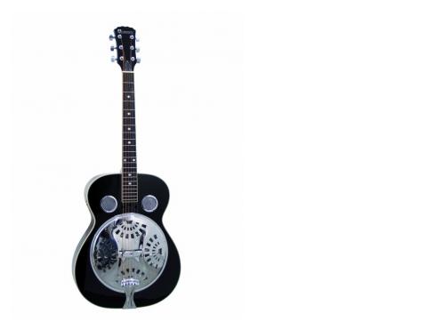 DIMAVERY RS-310 Resonanz-Gitarre,schwarz