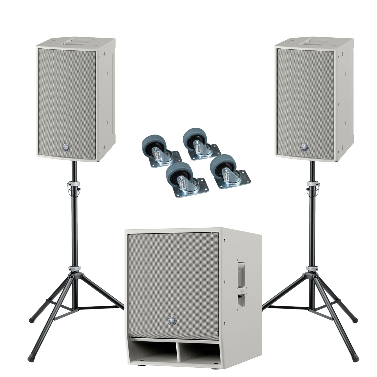 Yamaha DXS15XLF-DW + DZR10-DW + Zubehör