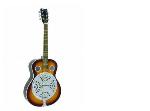 DIMAVERY RS-300 Resonanz-Gitarre,sunburst