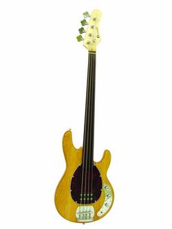 DIMAVERY MM-501 E-Bass, Fretless, natur