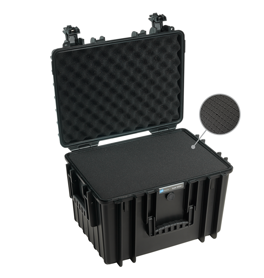 B&W Outdoor Case 5500 Foam black