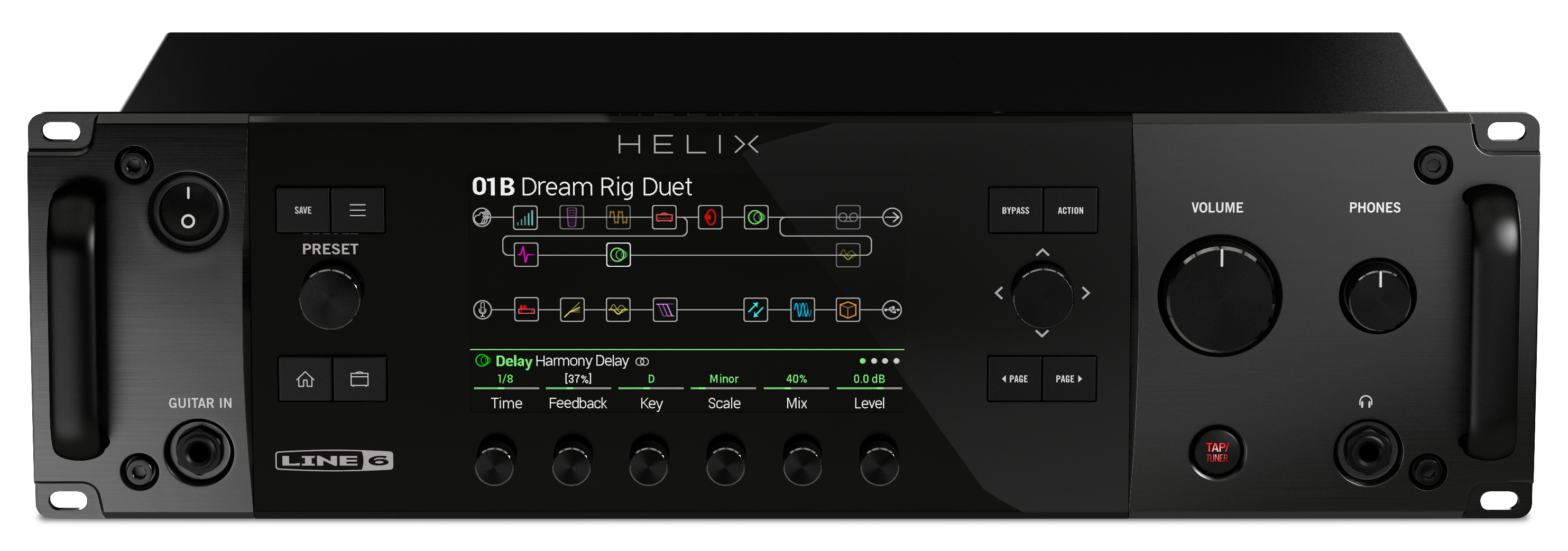 Helix Rack Screen Line6 Helix Rack