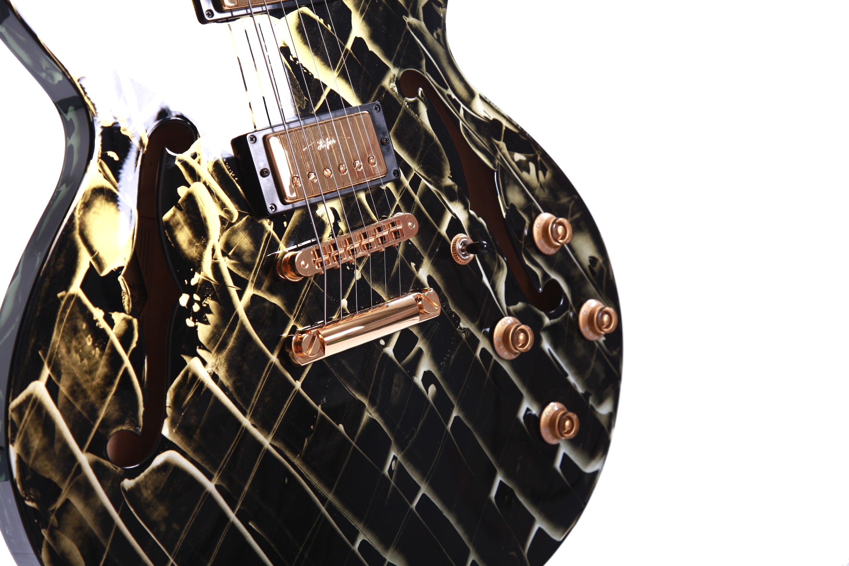 Höfner Gold Label Verythin Gold/Black