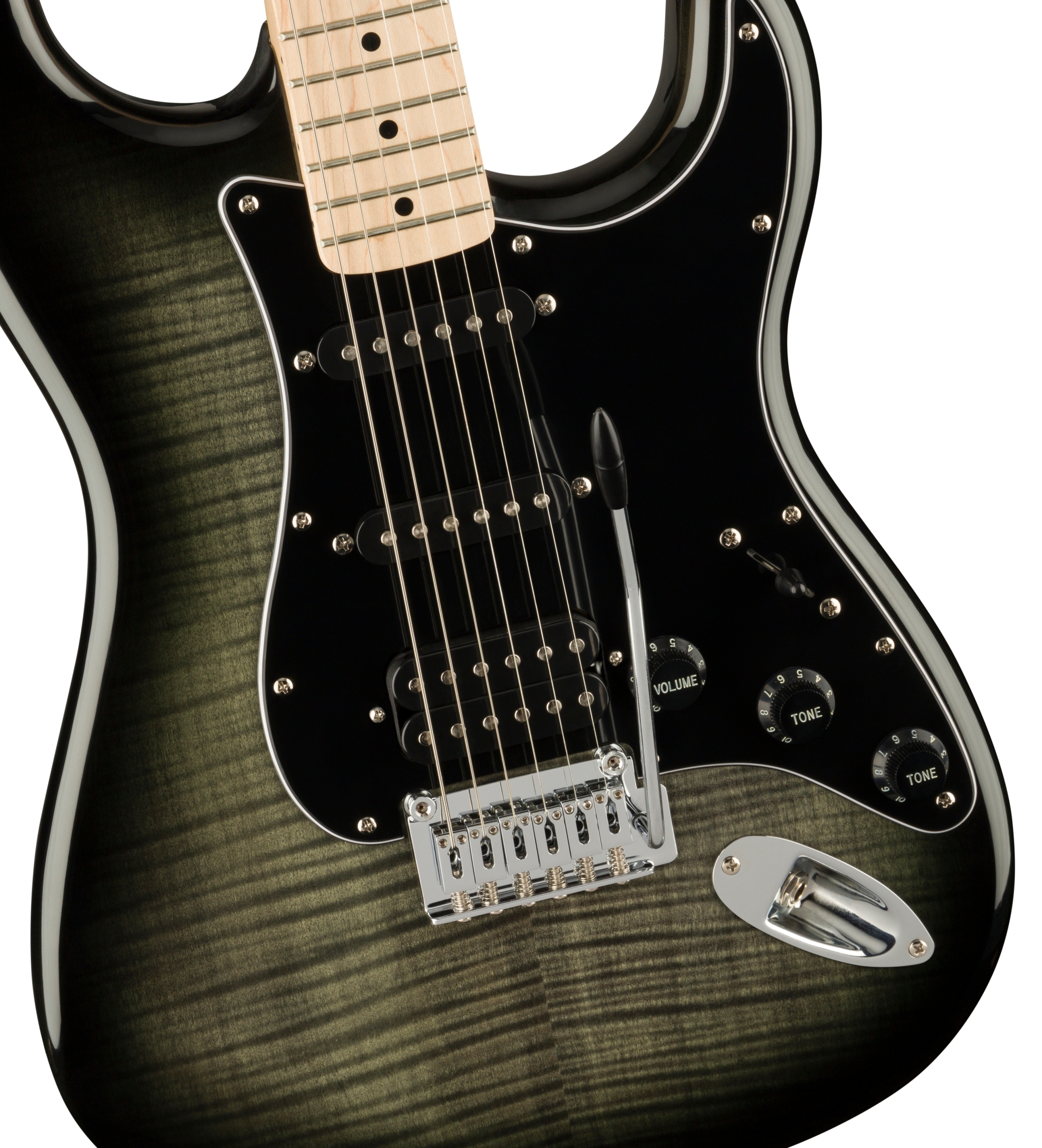 Fender Affinity Strat FMT HSS MN Black Burst