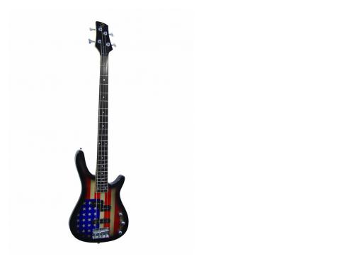 DIMAVERY DP-521 E-Bass MB American Flag
