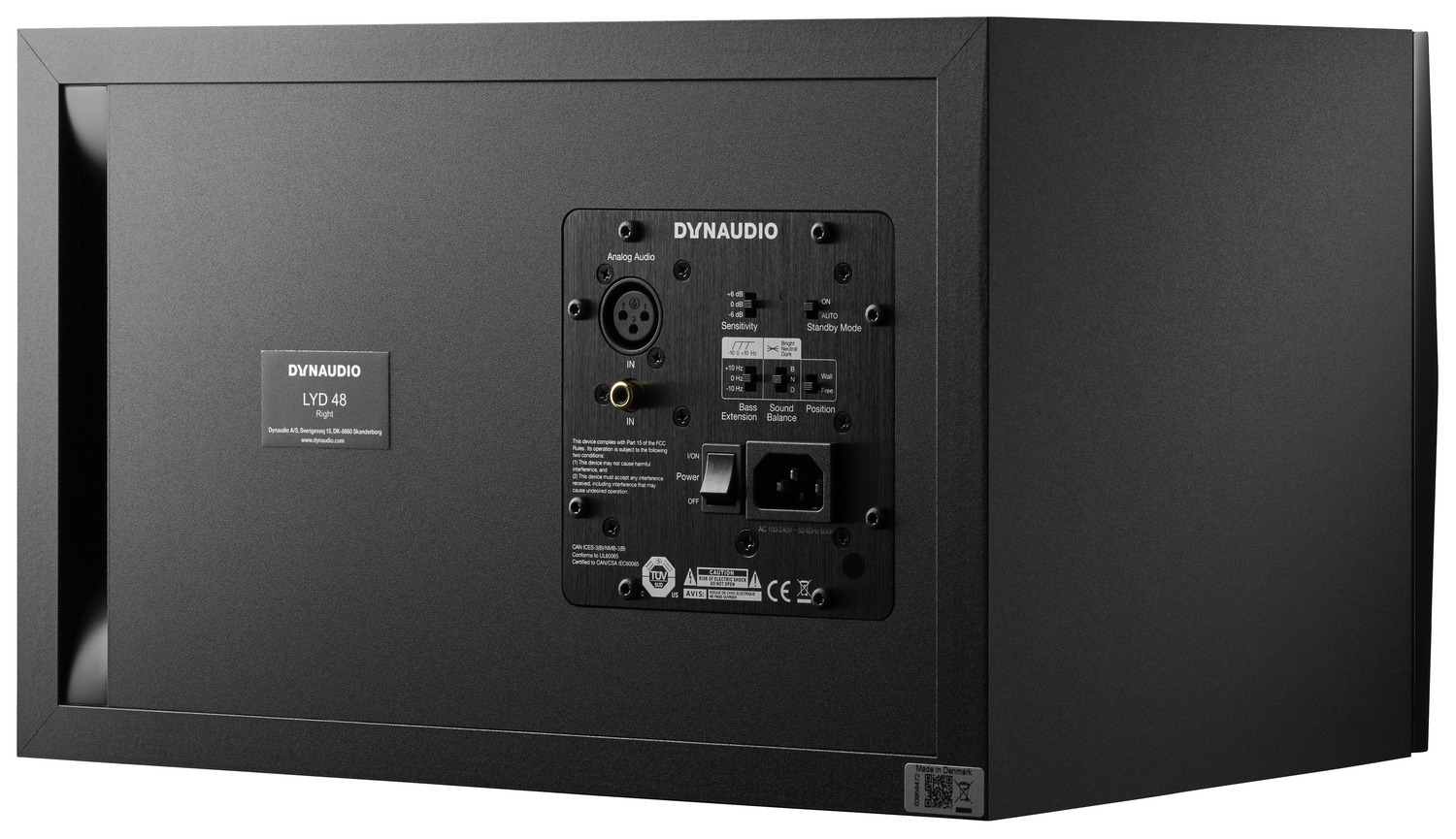 Dynaudio LYD-48 Black (Right)