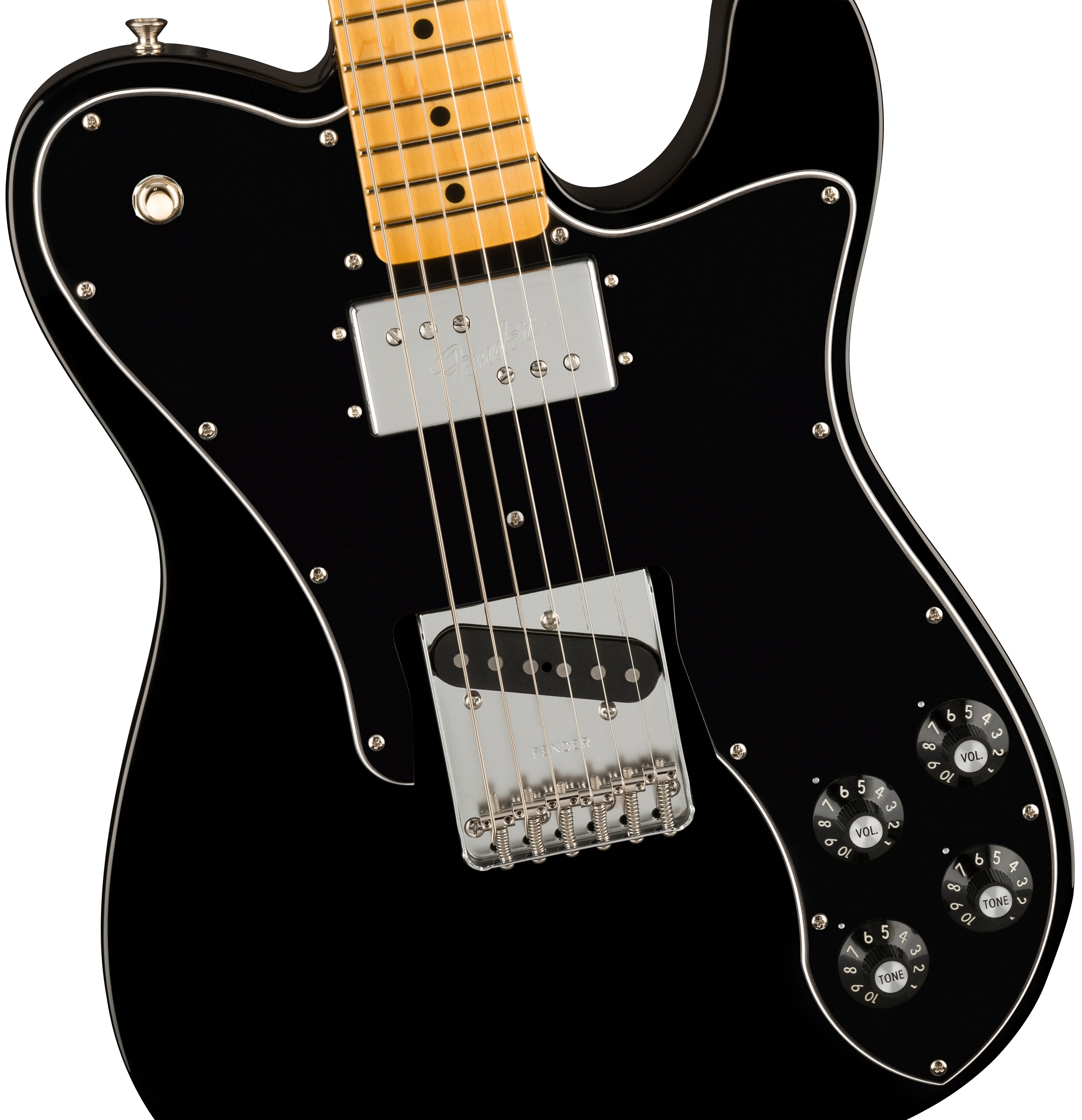 Fender AM Vintage II 1977 Tele Custom MN BLK