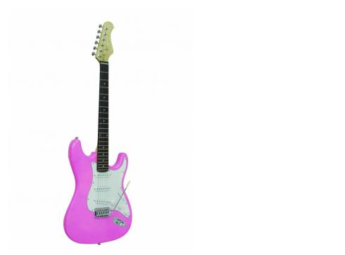 DIMAVERY ST-203 E-Gitarre, pink