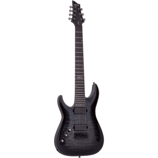 Schecter Hellraiser Hybrid C-7 FR LH Trans Black Burst