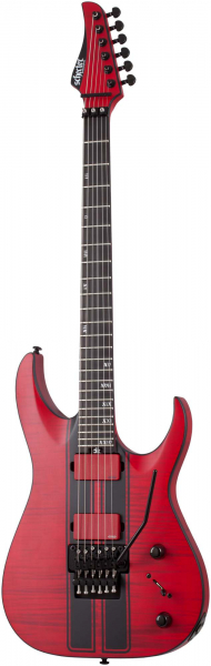 Schecter SC1523 Banshee GT FR Satin Trans Red