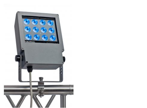 LED Wall Washer TCL 12, silber mit 12x3W 3in1