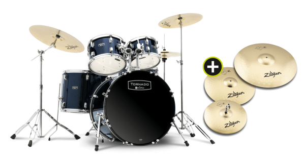 Mapex Tornado Stage Royal Blue Komplettset