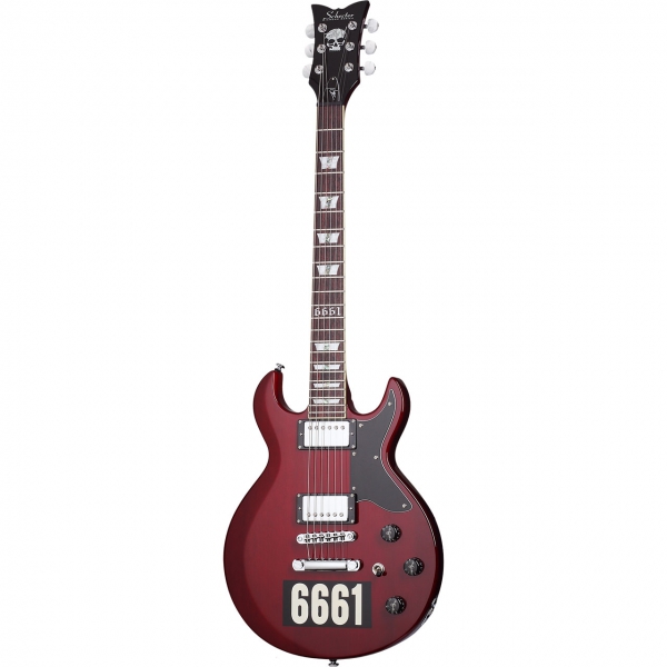 Schecter Signature Zacky Vengeance 6661 Custom See-Thru Cherry