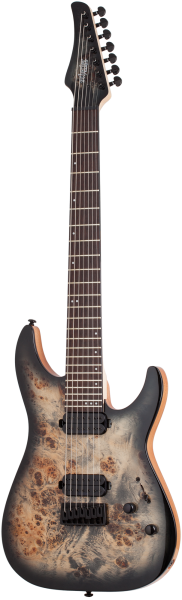 Schecter SC3637 C-7 Pro Charcoal Burst