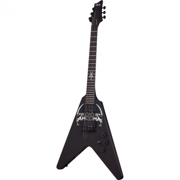 Schecter Signature Sin Quirin V-1 Satin Black