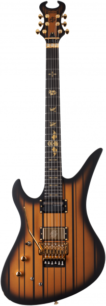 Schecter Signature Synyster Custom FR S Satin Black Burst LH