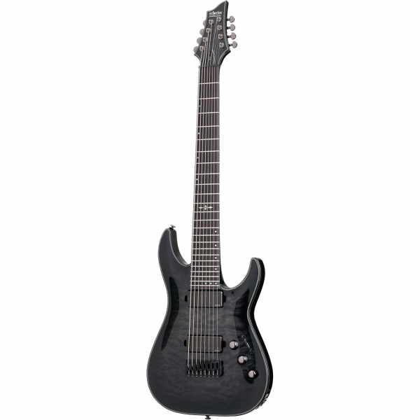 Schecter Hellraiser Hybrid C-8 Trans Black Burst