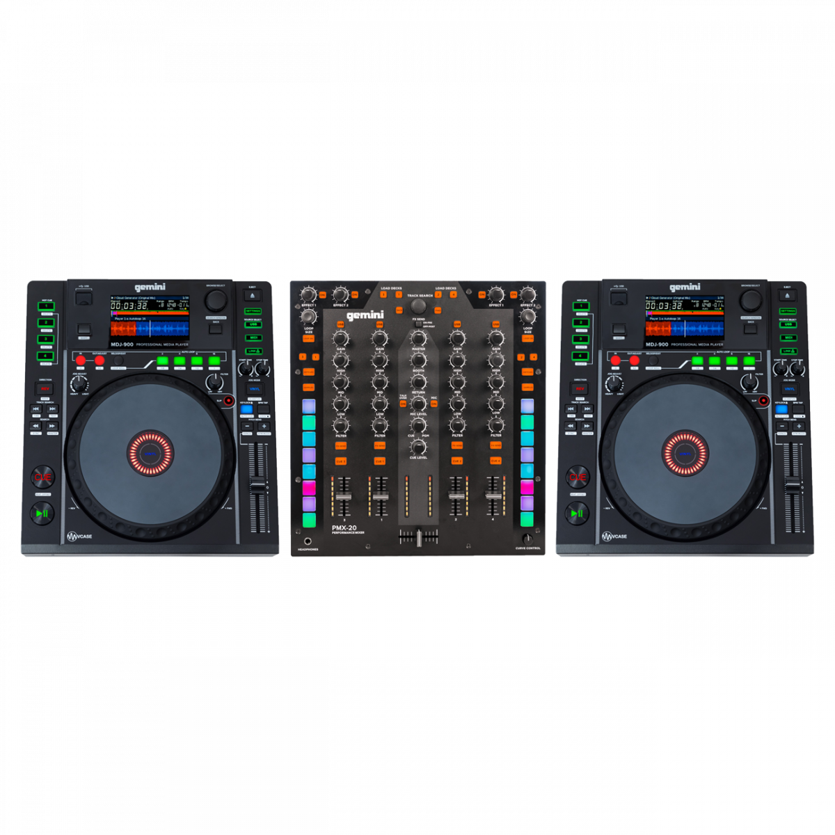 gemini dj set mdj 900 pmx 20 gemini dj set mdj 900 pmx 20