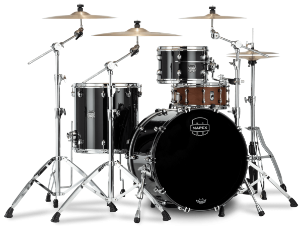 Mapex Saturn Evolution Hybrid Rock Shellset Piano Black