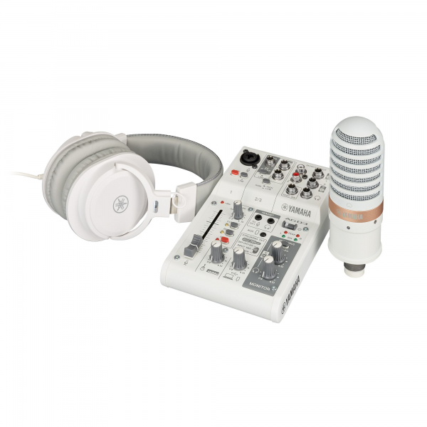 Yamaha AG03 MK2 Live Streaming Pack White