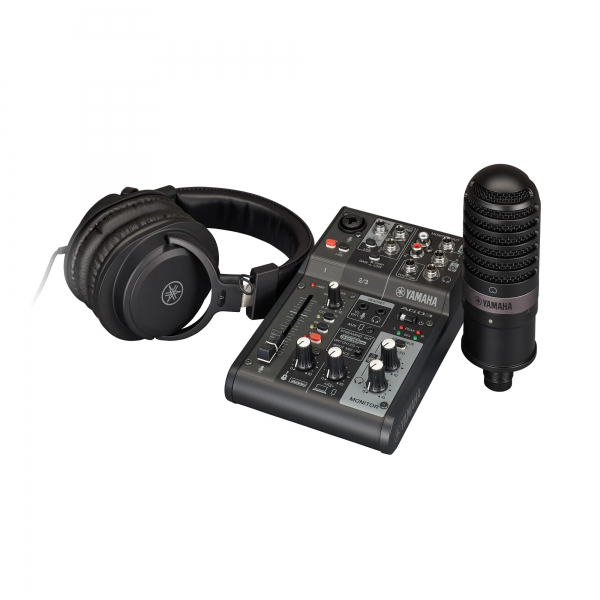 Yamaha AG03 MK2 Live Streaming Pack Black