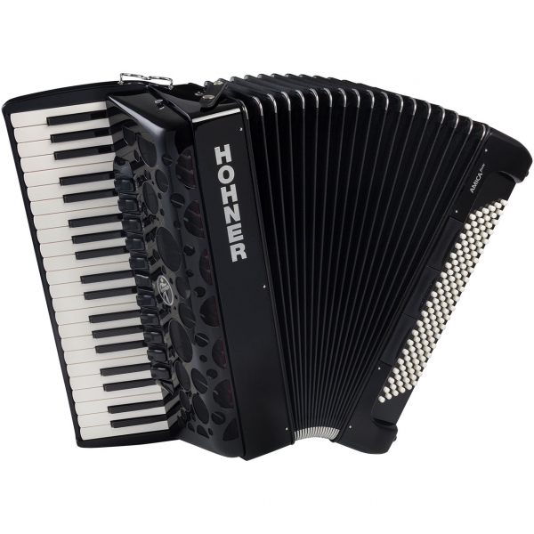 Hohner Amica forte IV 120 silent Key schwarz