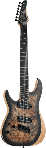 Schecter SC1515 Reapter 7 Multiscale Charcoal Burst LH