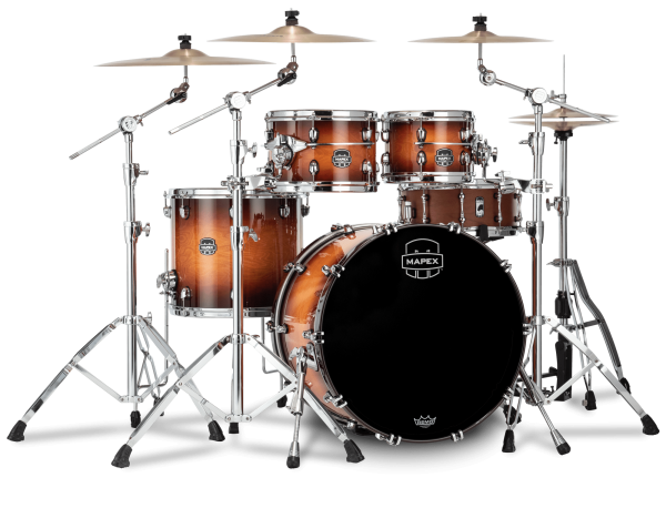 Mapex Saturn Evolution Exotic Birch Stage Shellset Exotic Sunburst